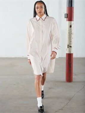 NWT Carolina K Luca Shirt Dress Striped XS